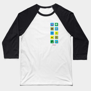 Hawaii Blocks Baseball T-Shirt